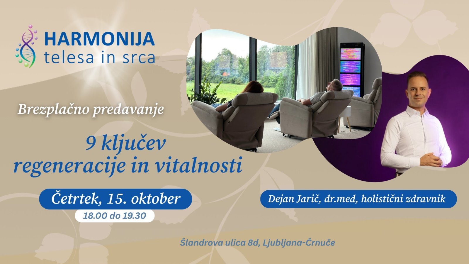 9 KLJUČEV REGENERACIJE IN VITALNOSTI - Brezplačno predavanje